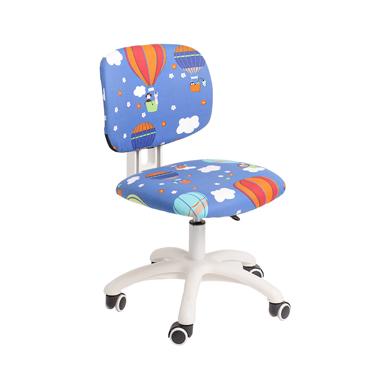 Student office chair-3 pink colorful cartoon fabric student chair for study