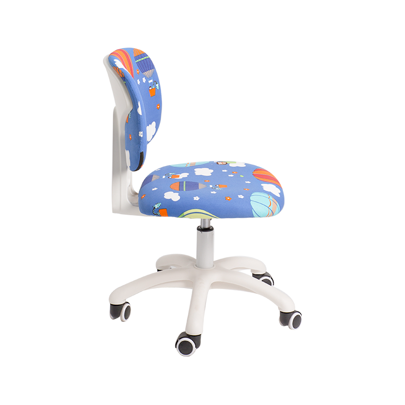 Student office chair-3 pink colorful cartoon fabric student chair for study