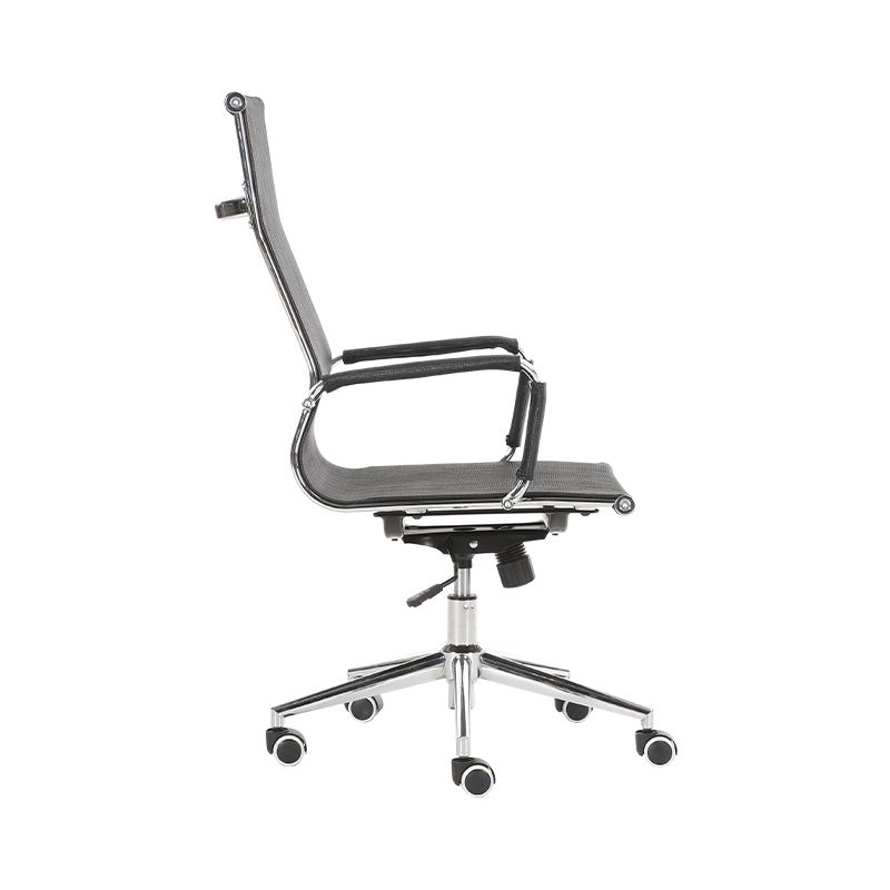 Y-572-H High back chromed steel frame mesh office chair