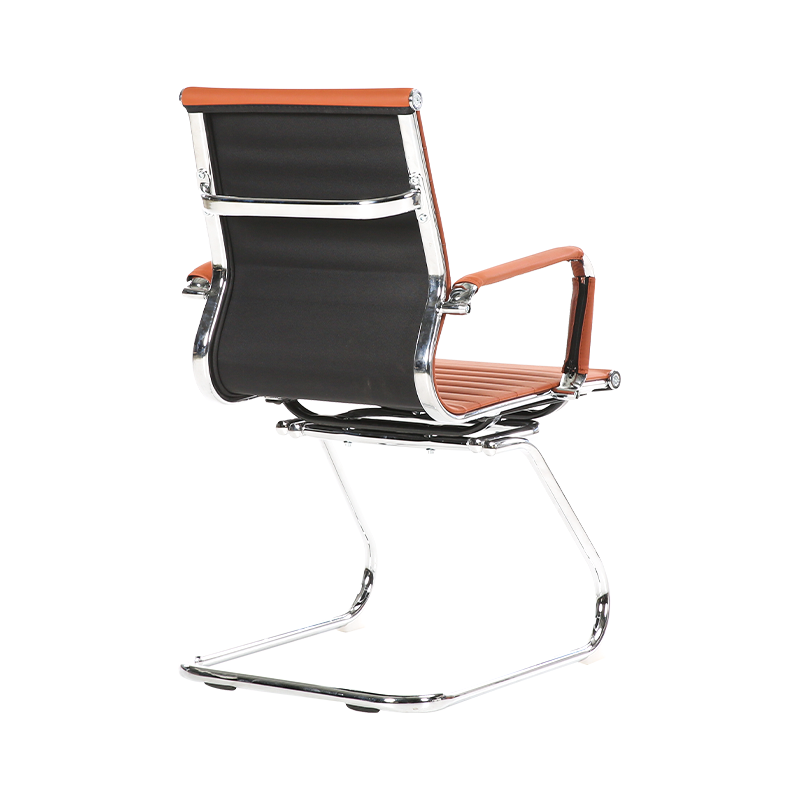 The sleek simple design of our pu leather office guest chairs makes them a modern classic