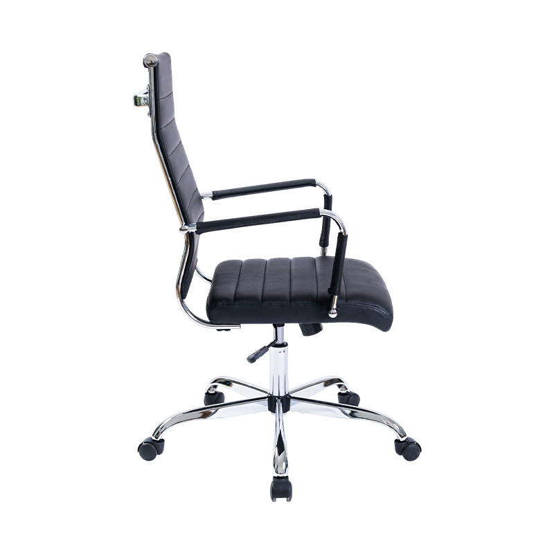 Y-574-A WHITE/BLACK High back executitive chair with small package